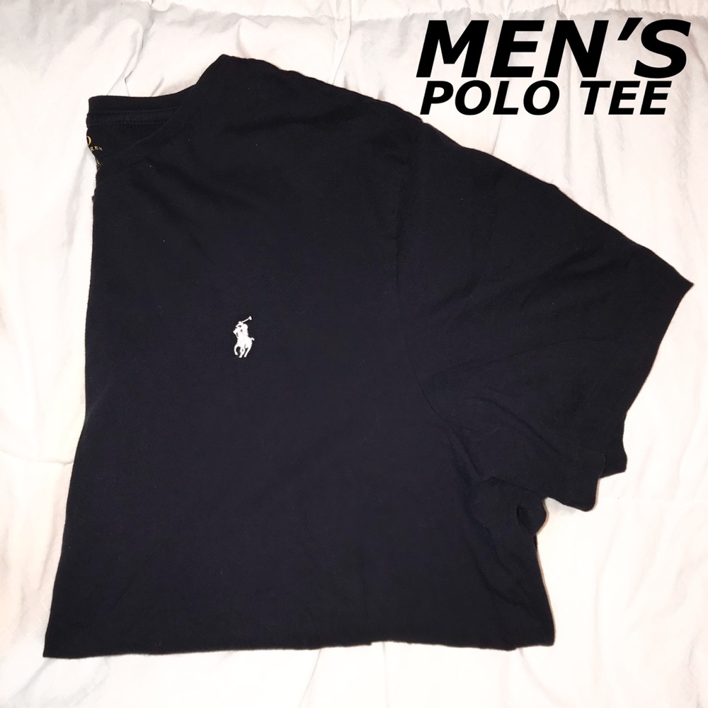 men’s polo tee - navy
